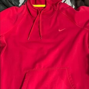 Nike Bright Red Pullover Hoodie